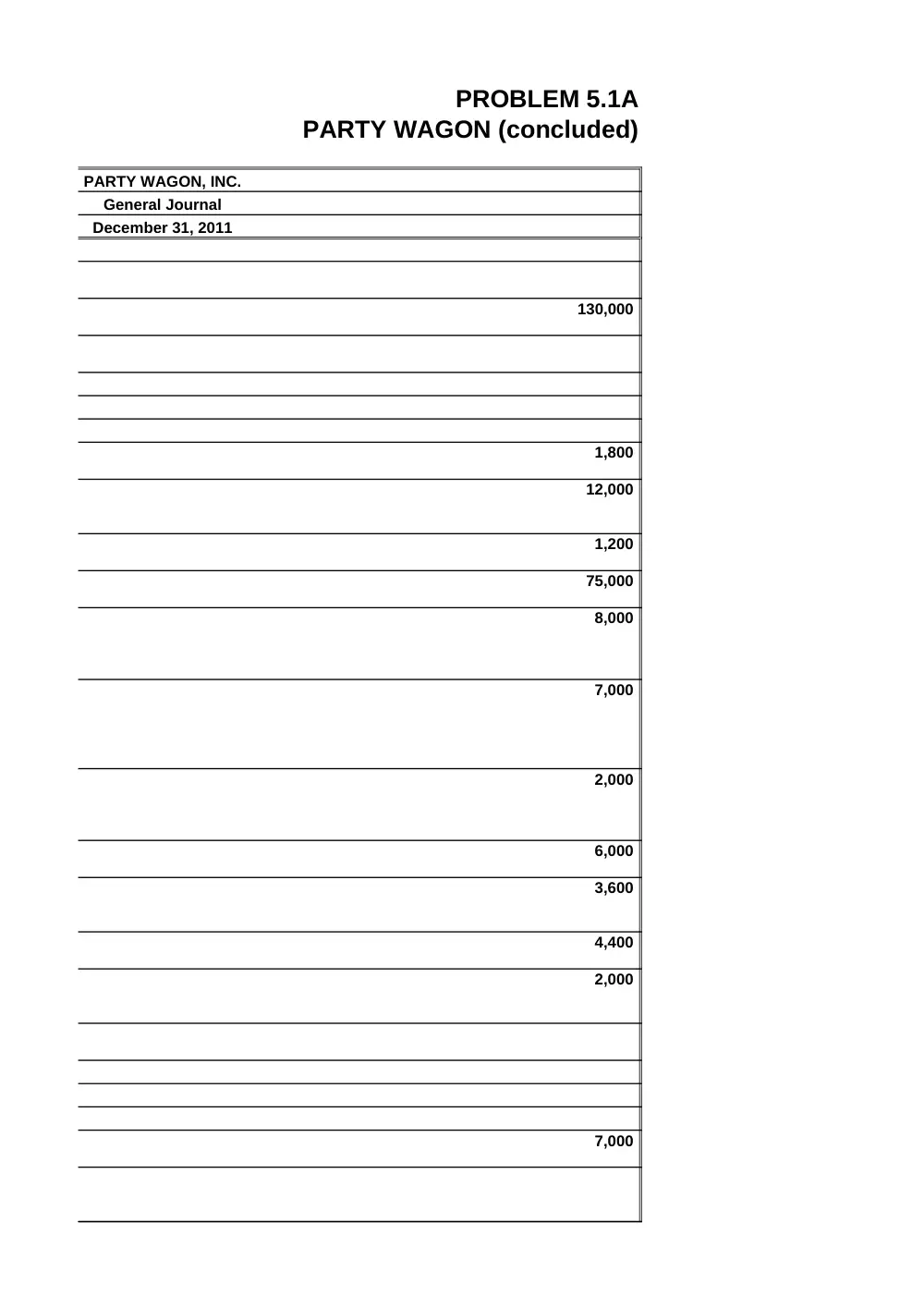 ACCT 210 Homework Chapter 5, Fall 2011, page 7