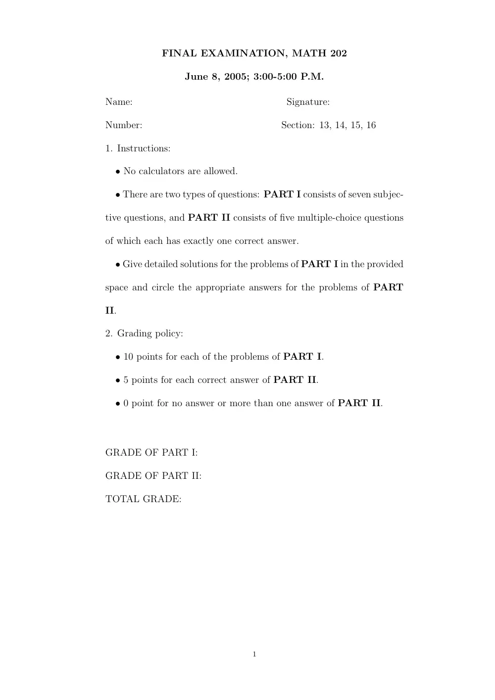 MATH 202 Final, Spring 2002, page 1