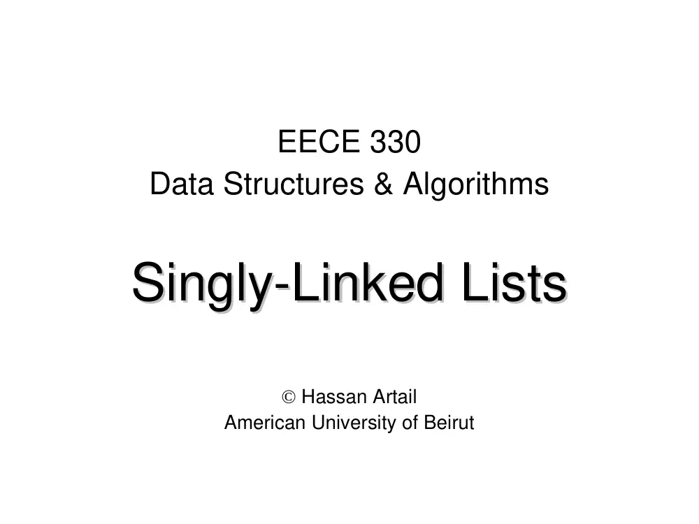 EECE 330 Chapter, Fall 2011, page 1