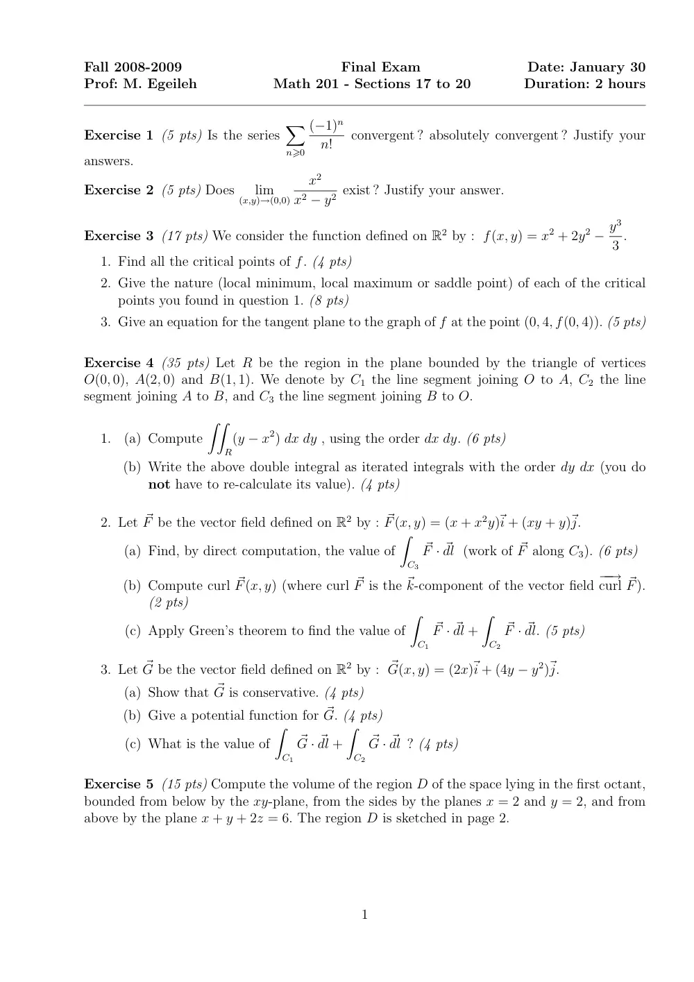 MATH 201 Final, Spring 2016, page 1