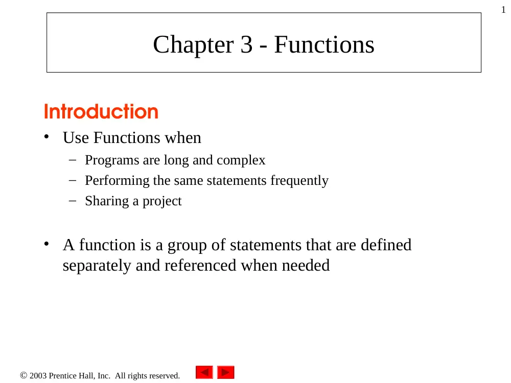 CSC 212 Chapter 3, Spring 2013, page 1