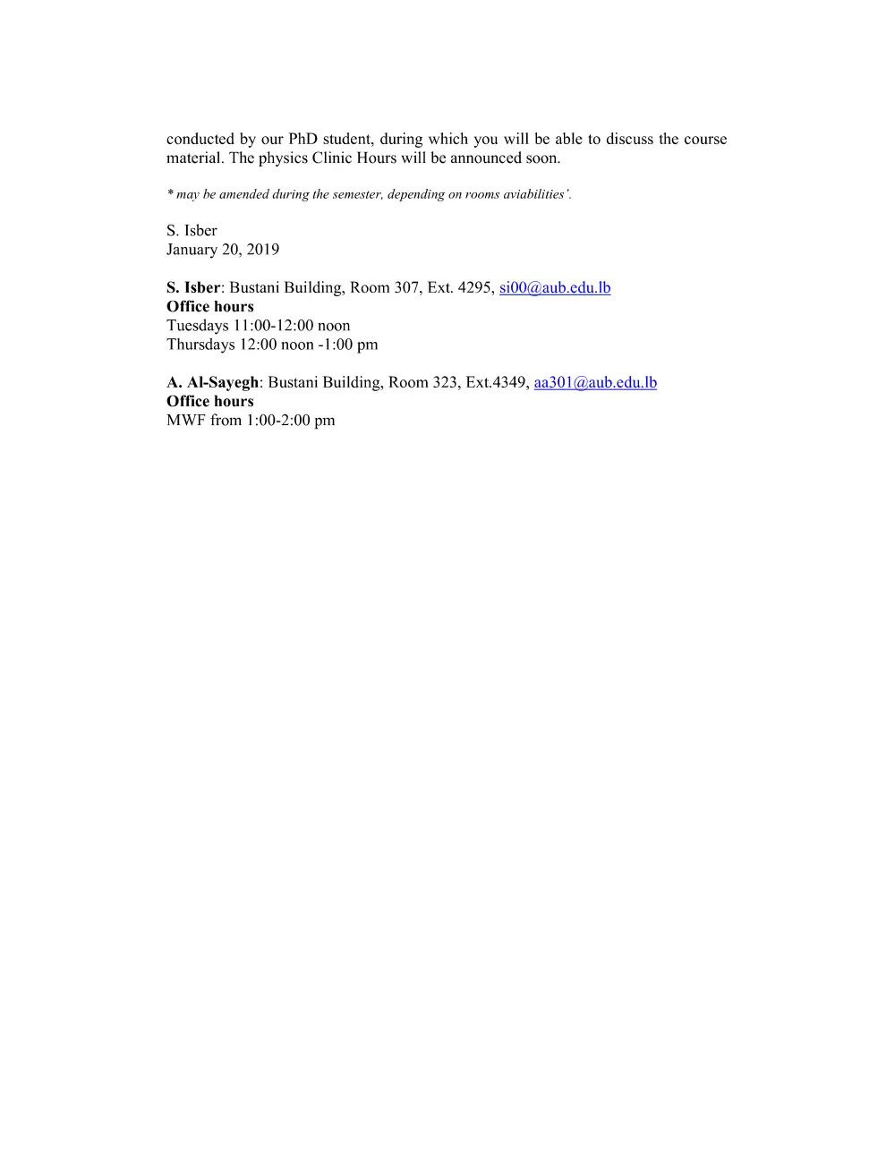 PHYS 210 Syllabus, Spring 2019, page 4