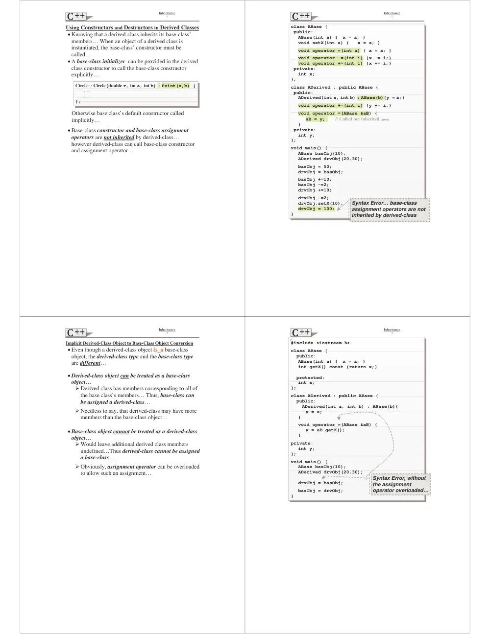 CSC 213 Code Chapter 9, Fall 2007, page 1