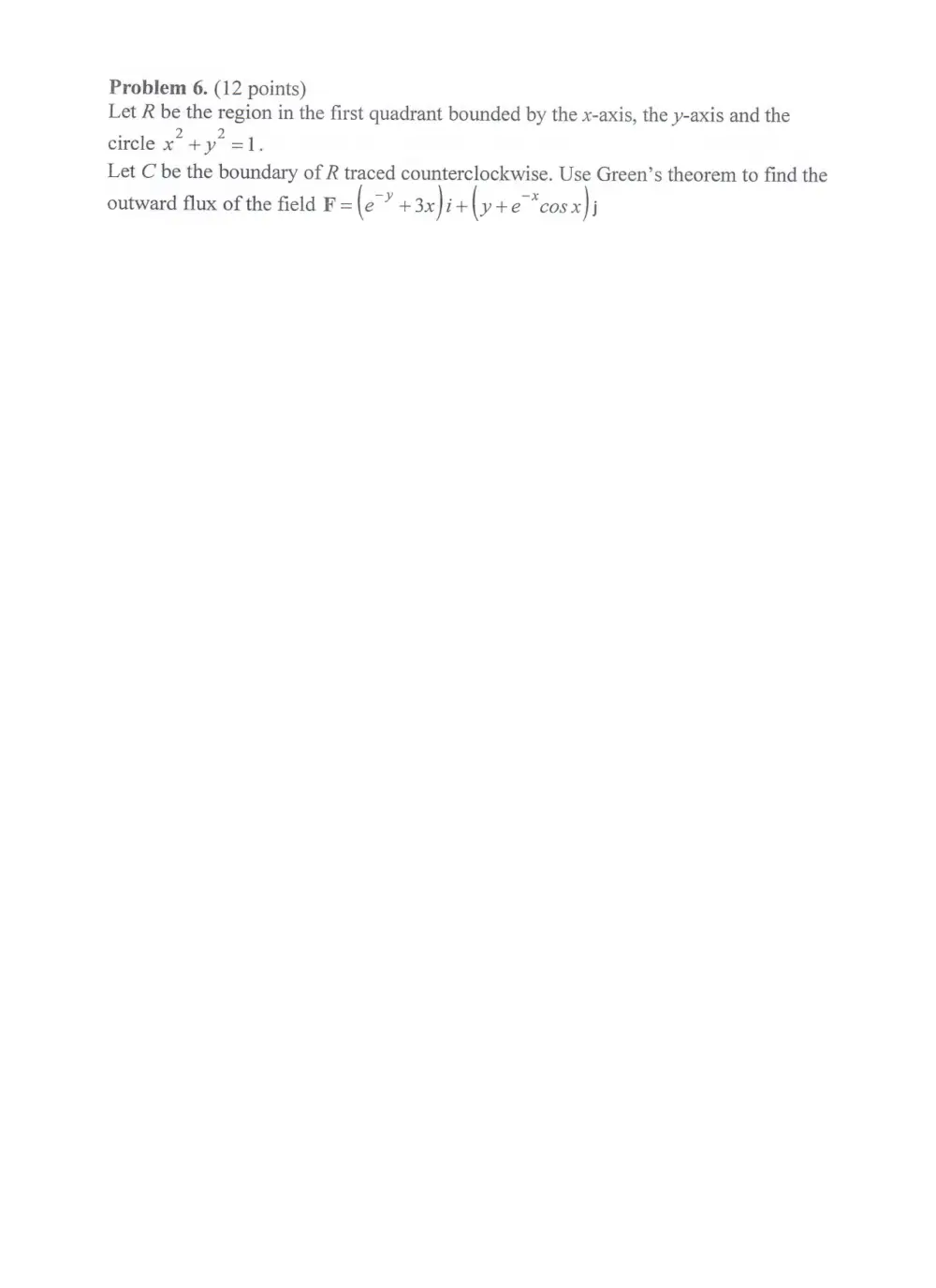 MATH 202 Midterm, Summer 2018, page 6