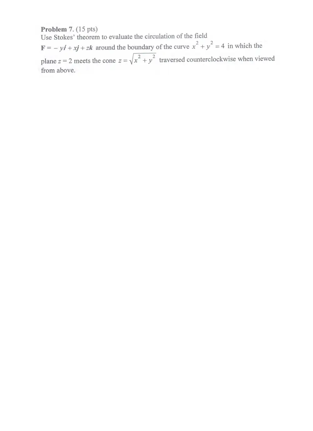 MATH 202 Midterm, Summer 2018, page 7