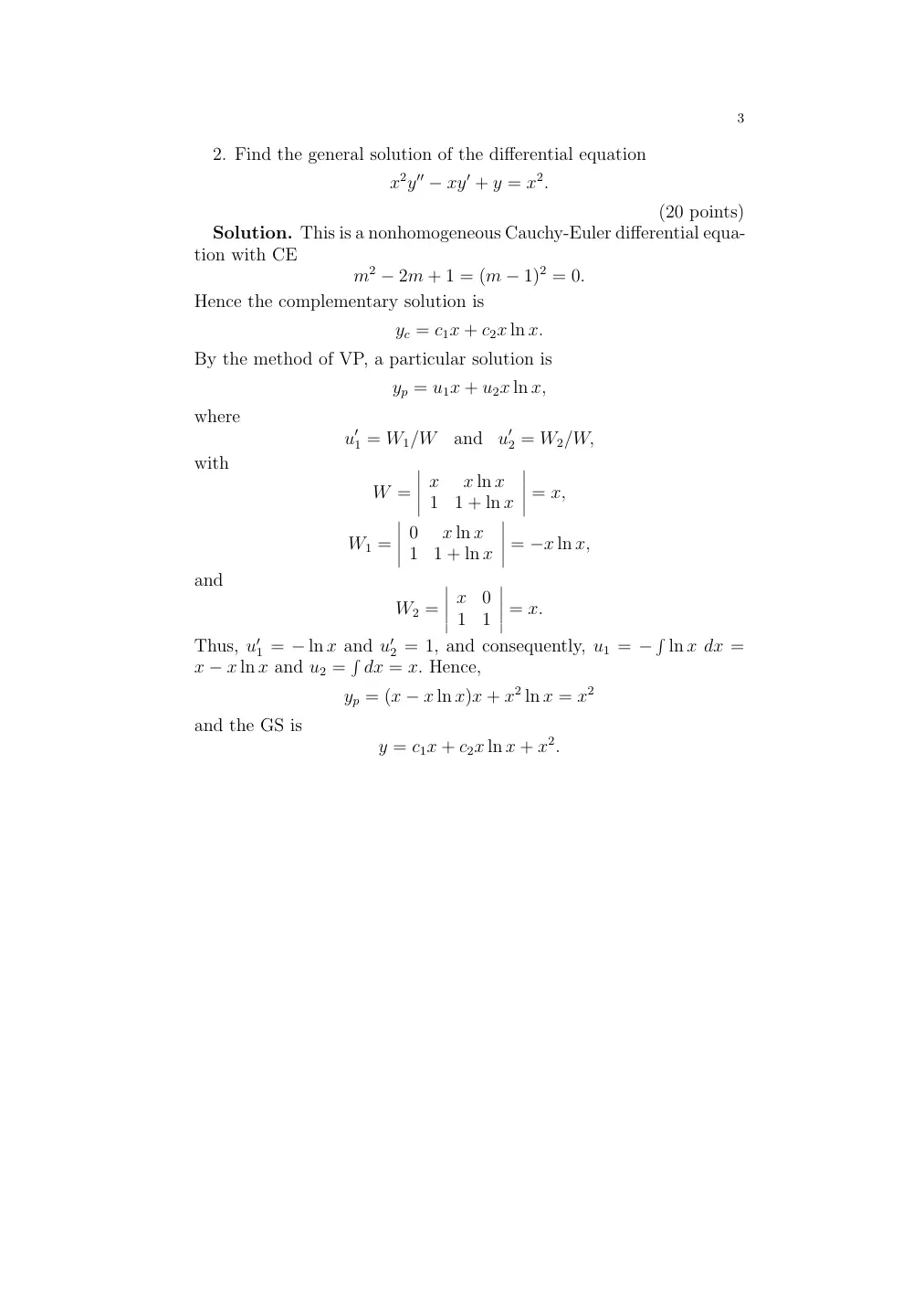 MATH 202 Exam 2, Spring 2002, page 3