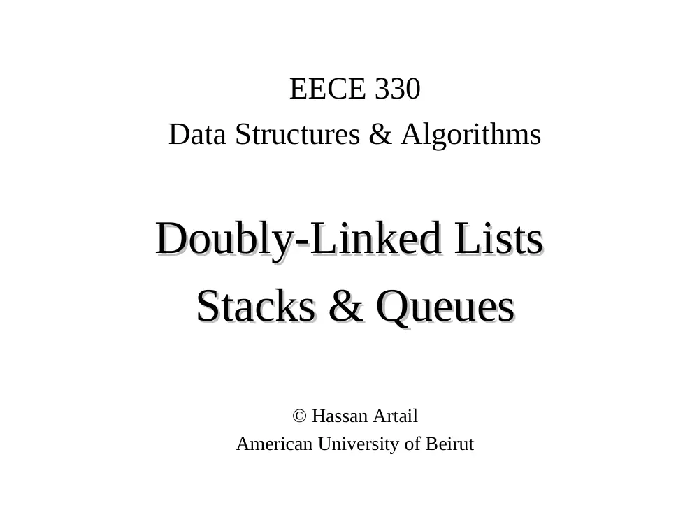 EECE 330 Chapter, Fall 2011, page 1