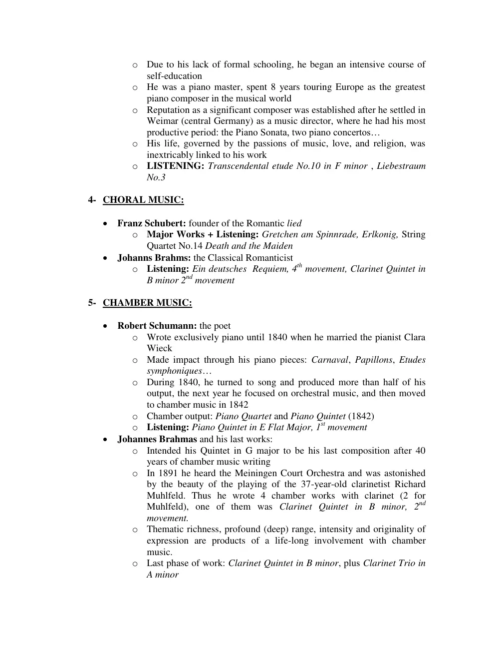 FAAH 245 Notes Final Exam, Fall 2011, page 3