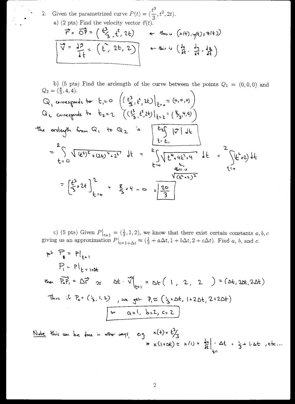 MATH 201 Exam 2, Fall 2005, page 4