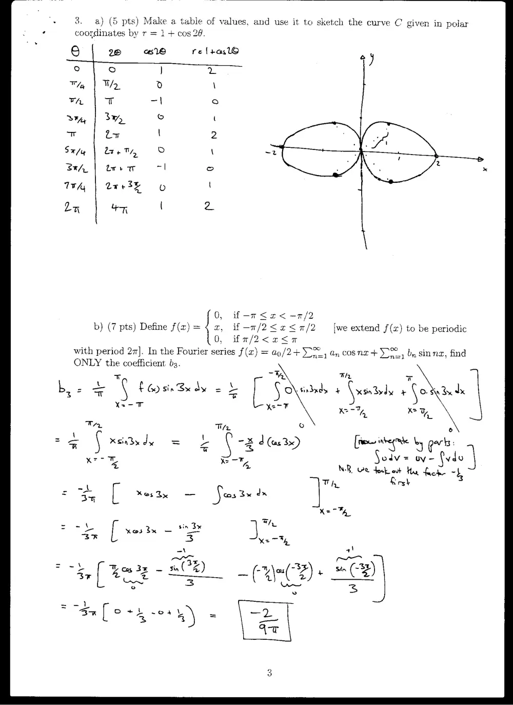 MATH 201 Exam 2, Fall 2005, page 5