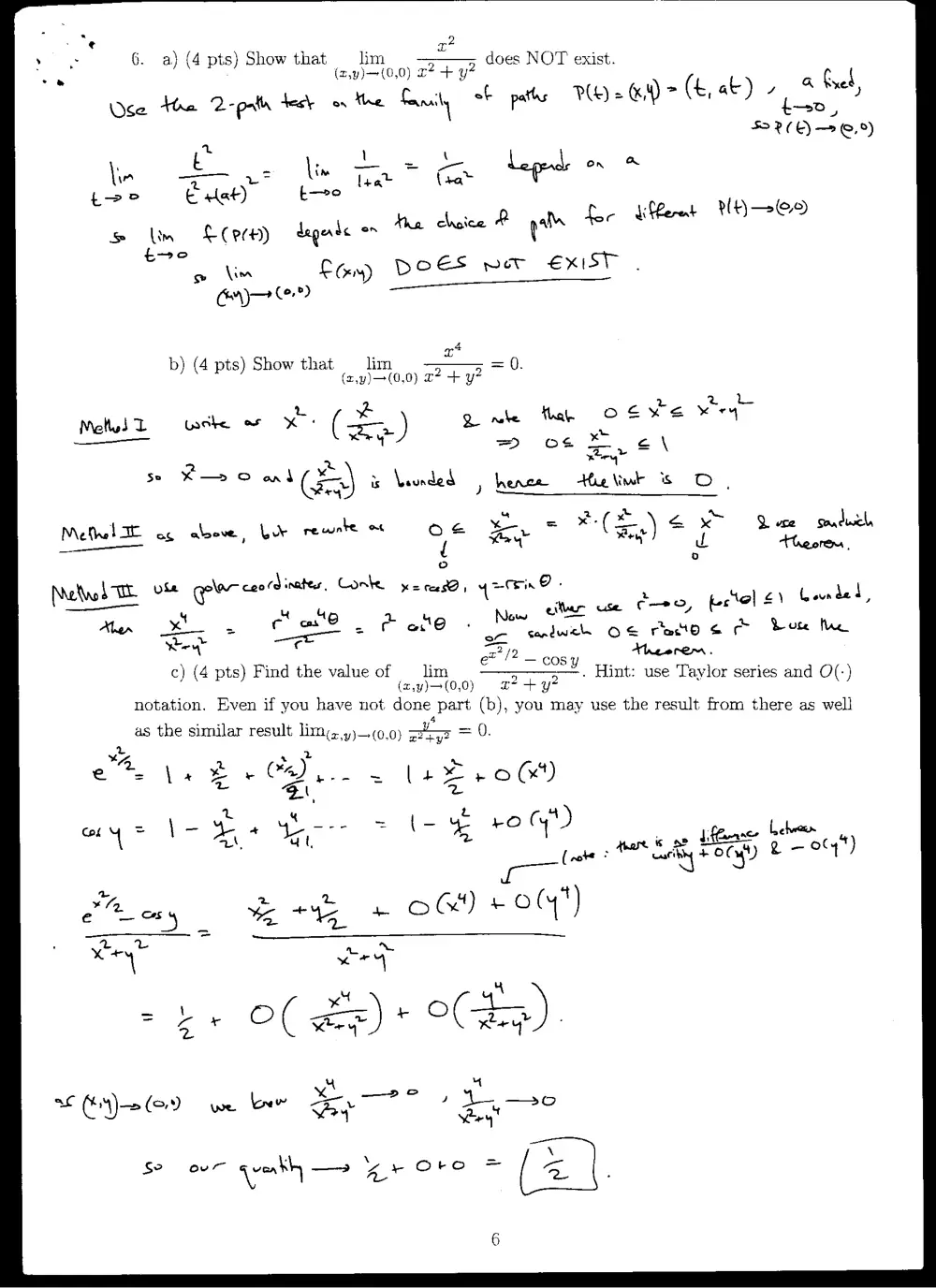 MATH 201 Exam 2, Fall 2005, page 8