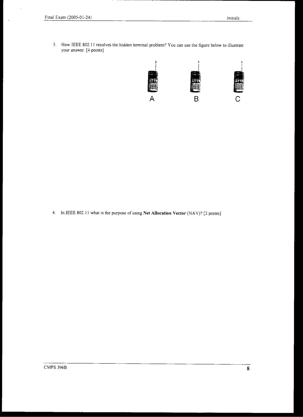 CMPS 396 Final, Fall 2004, page 8