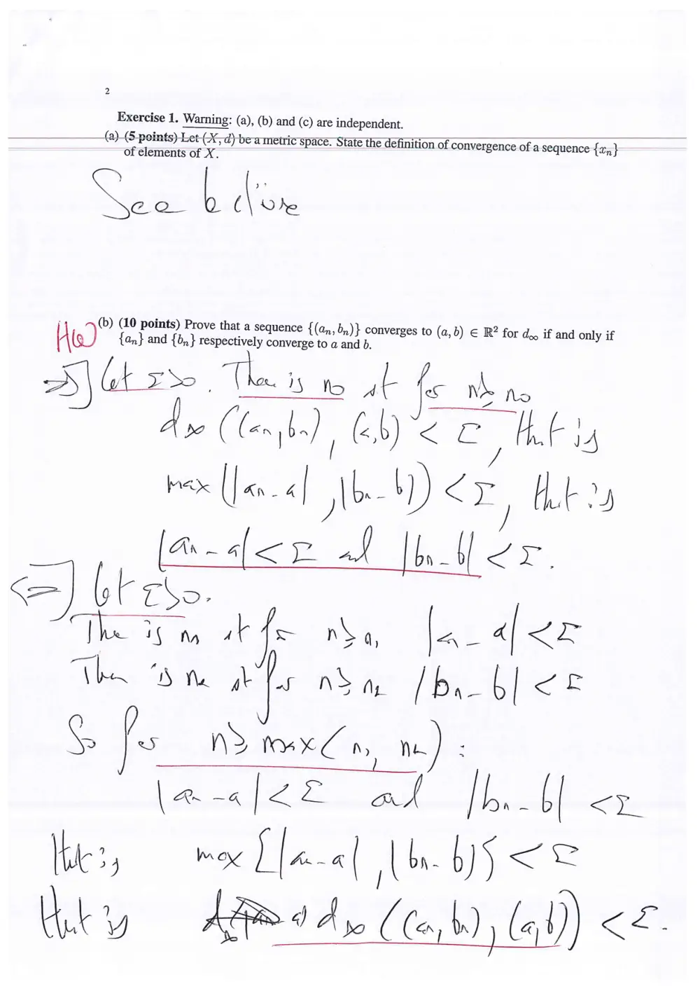 MATH 210 Exam 2, Fall 2017, page 2