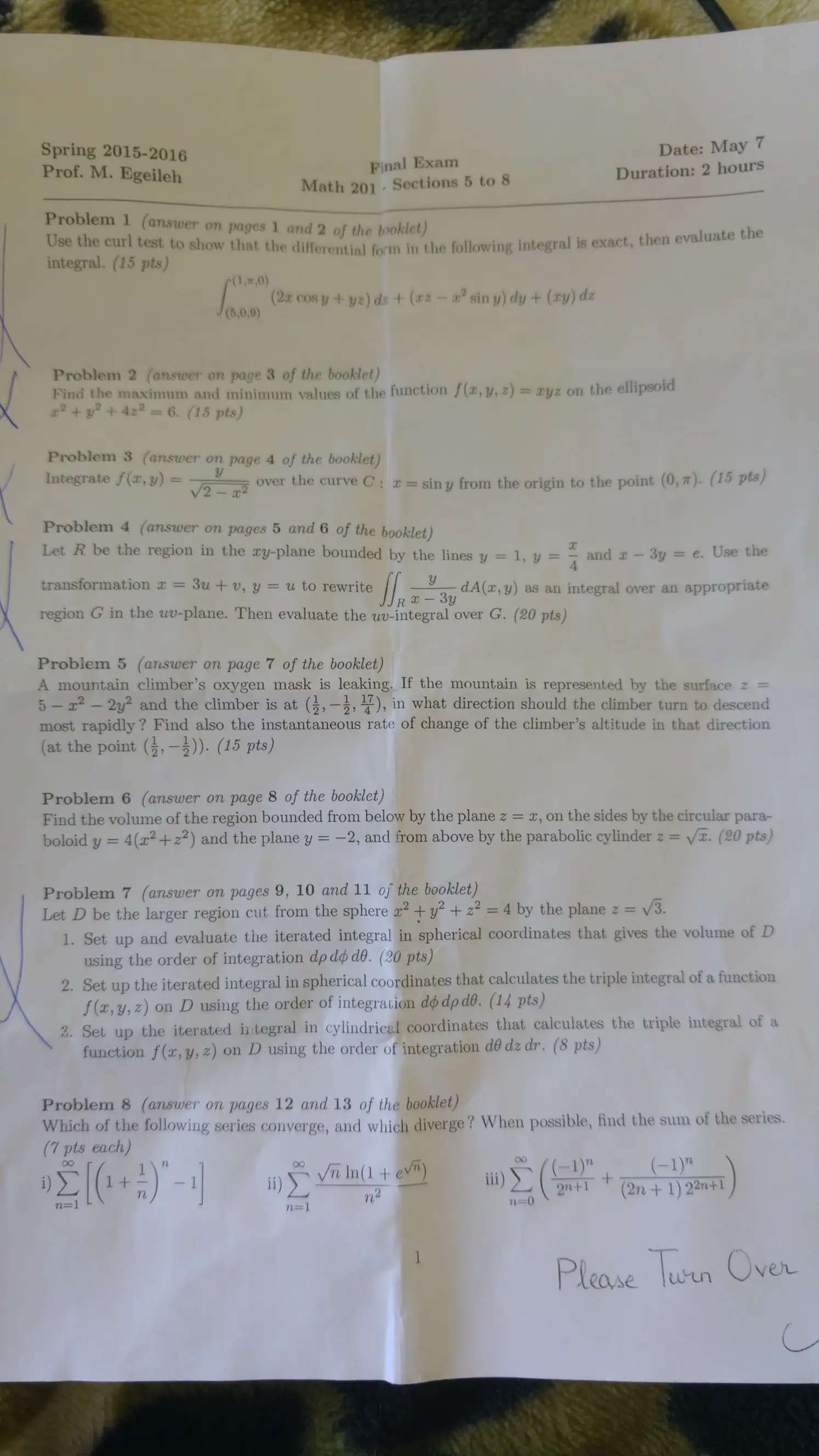MATH 201 Final, Spring 2016, page 1