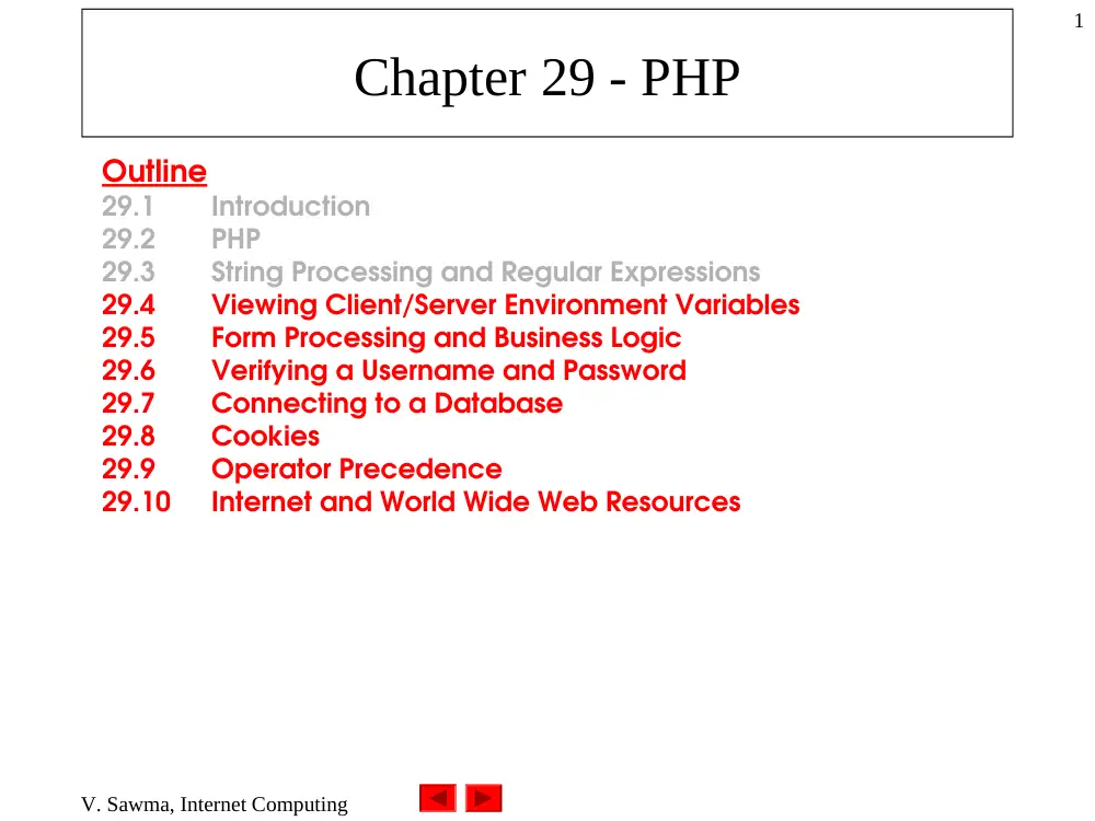 CSC 385 Chapter 29, Fall 2003, page 1