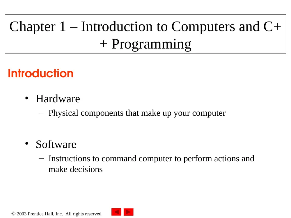 CSC 212 Chapter 1, Fall 2012, page 1