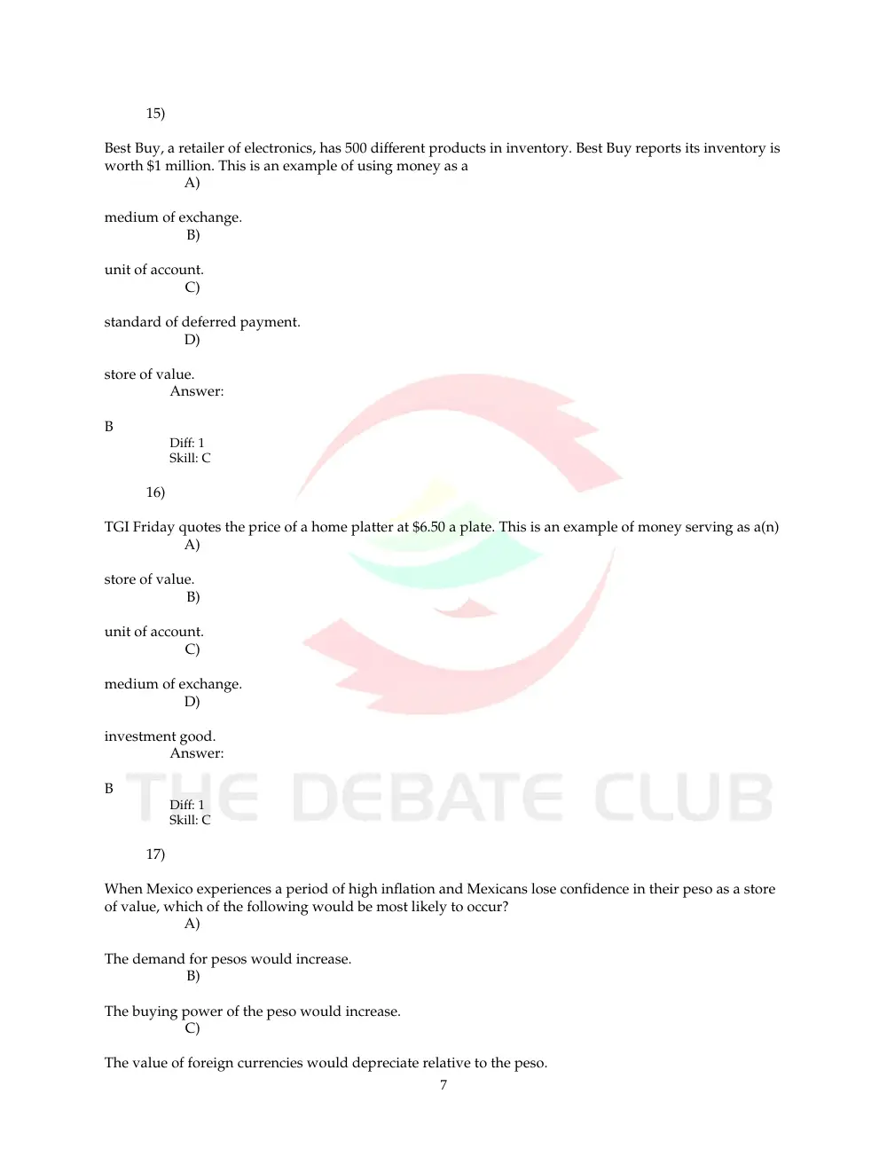 ECN 212 Problems, Fall 2008, page 7