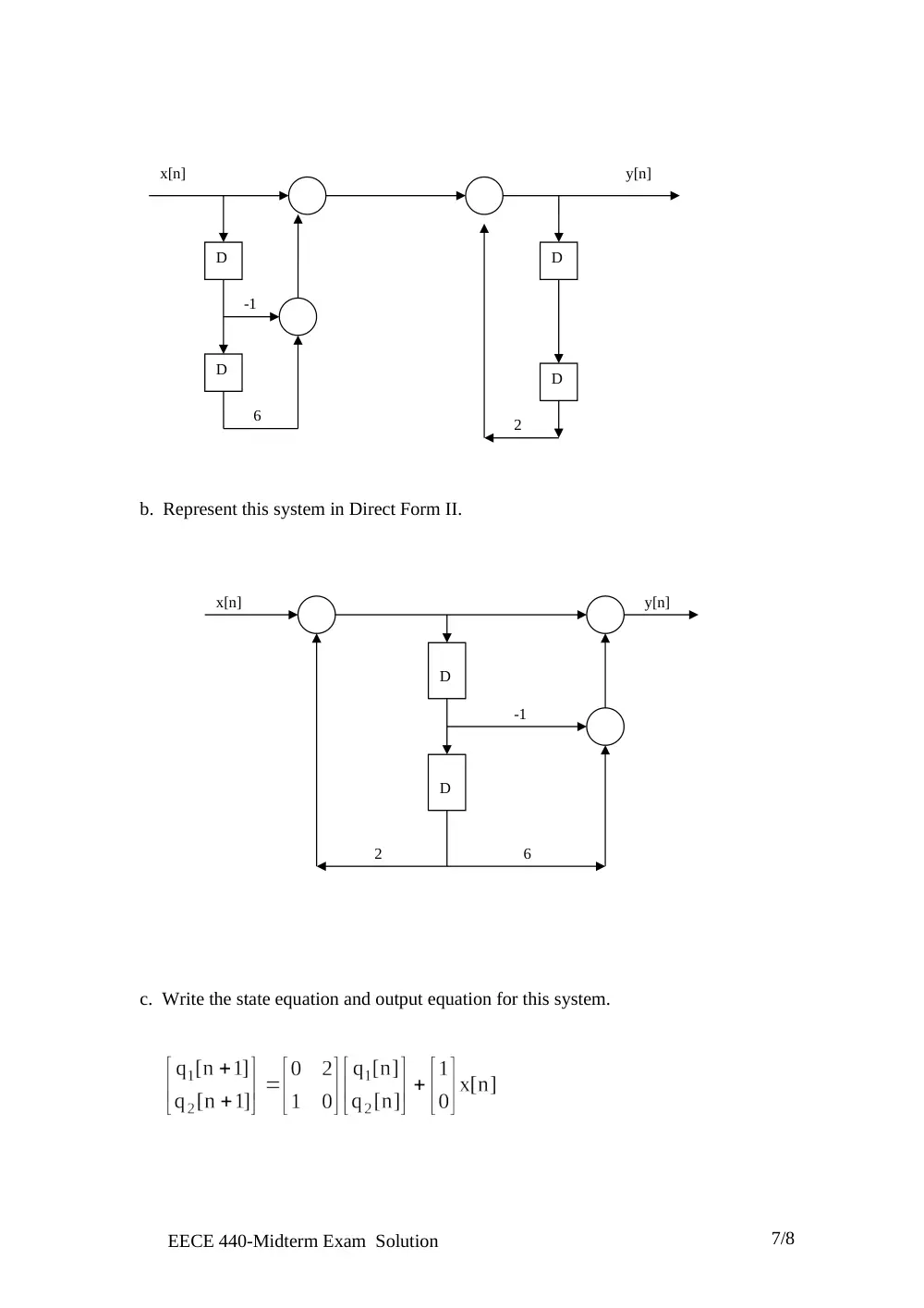 EECE 340 Midterm, Summer 2003, page 7