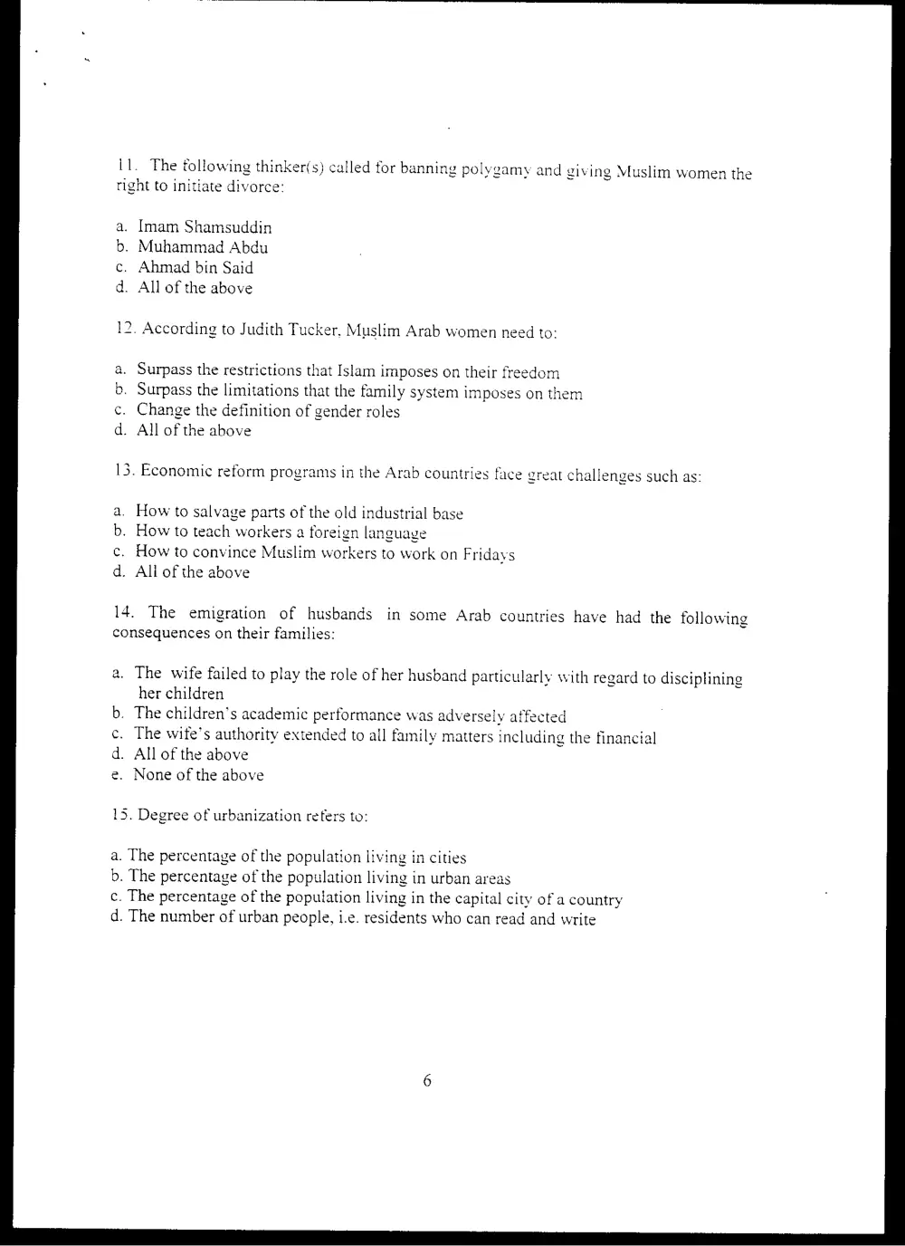 SBHS 216 Final, Fall 1998, page 6