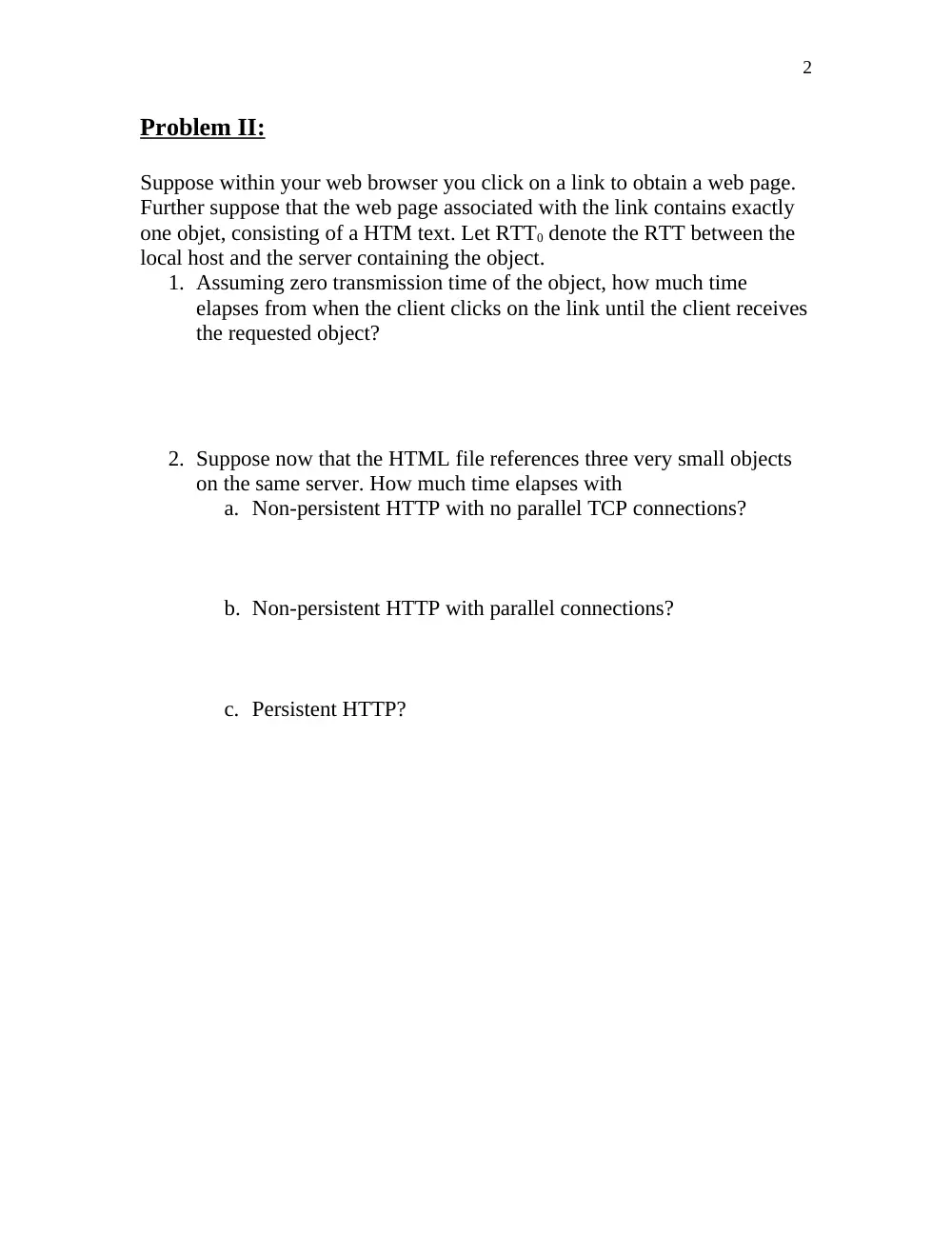 COE 431 Problems 1, Fall 2013, page 2