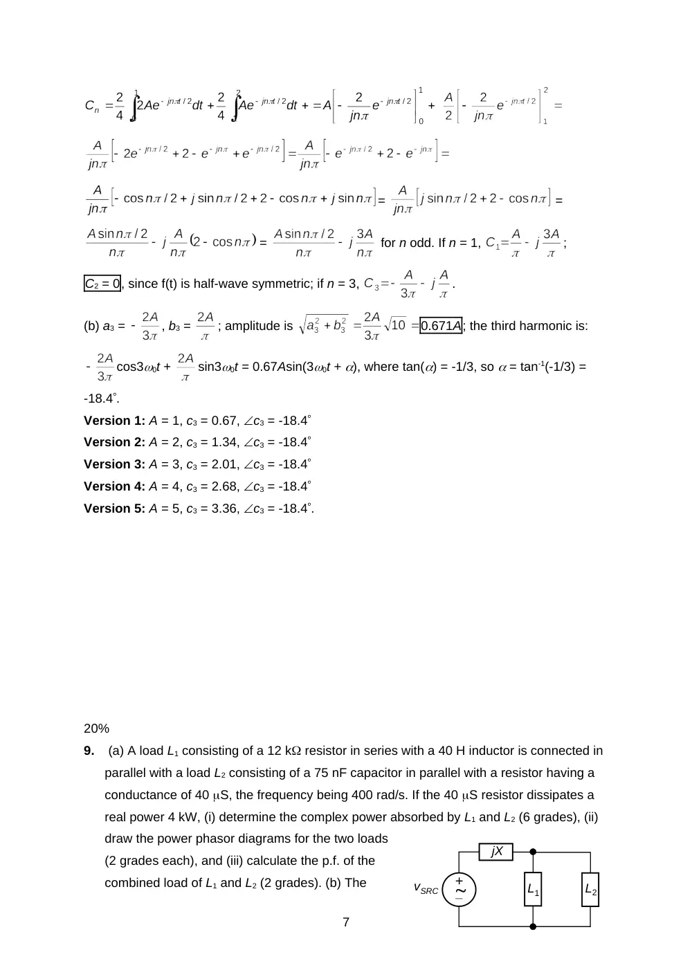 EECE 290 Exam 2 with solution, Spring 2015, page 7
