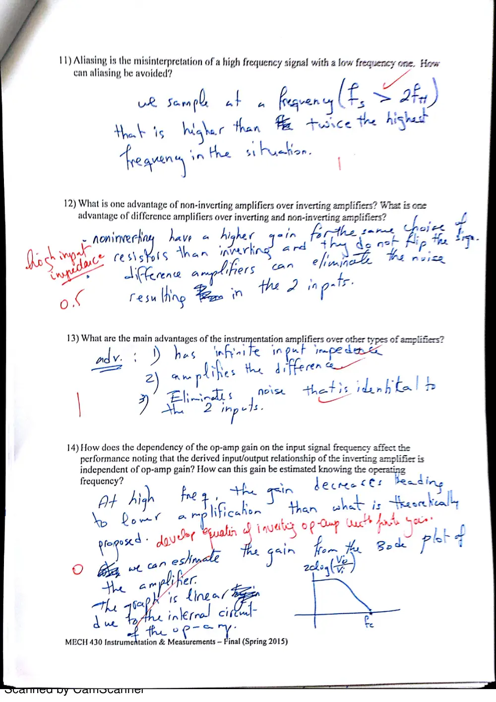 MECH 430 Final, Spring 2015, page 5