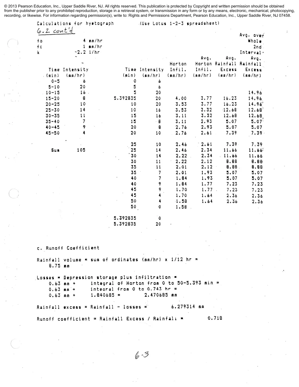 CIVE 441 Chapter 6 Solution, Fall 2015, page 3