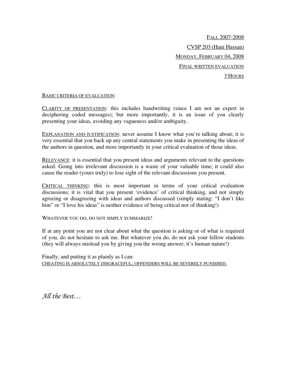 CVSP 203 Final, Fall 2007, page 1