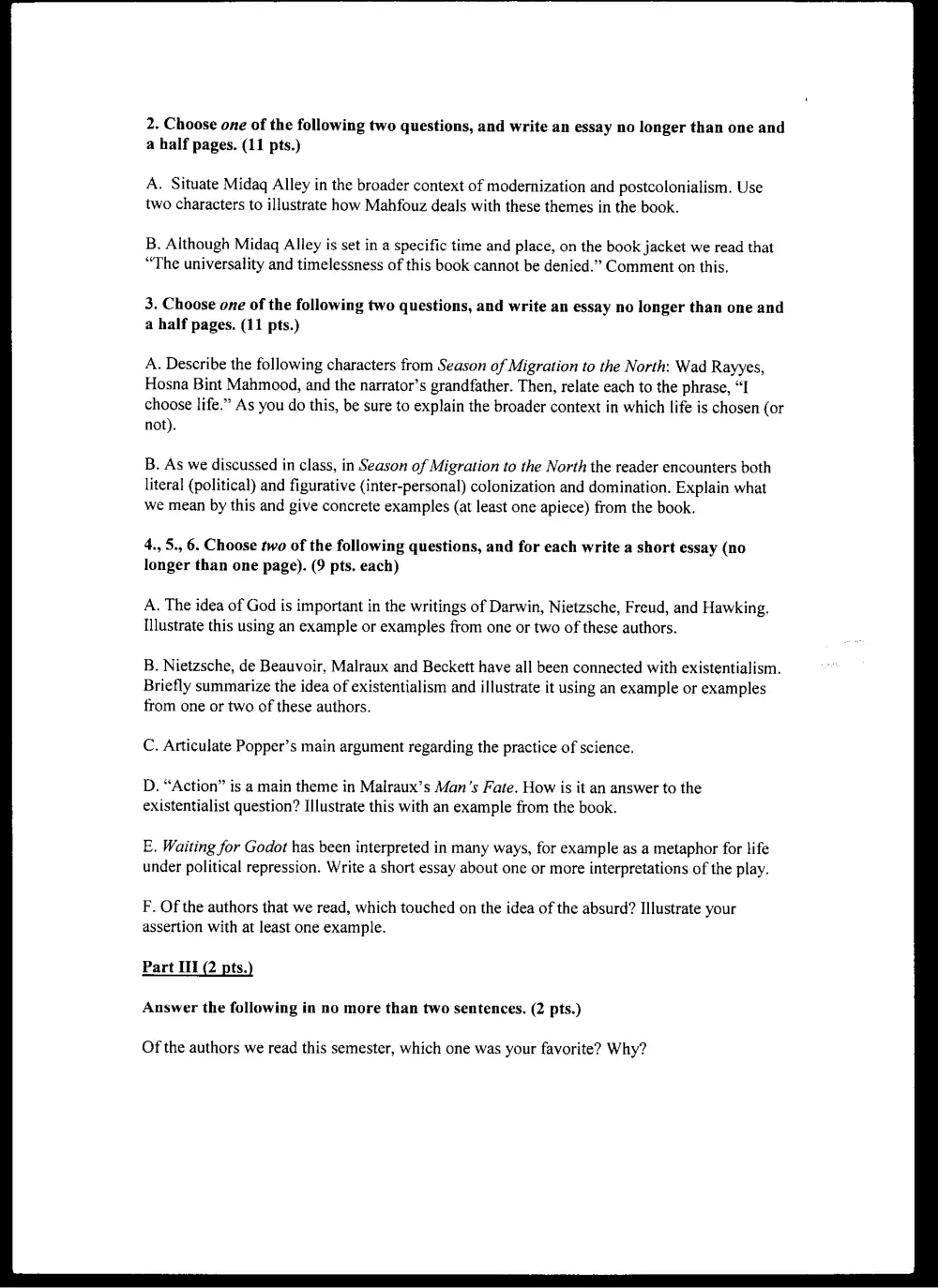 CVSP 204 Final, Spring 2000, page 2