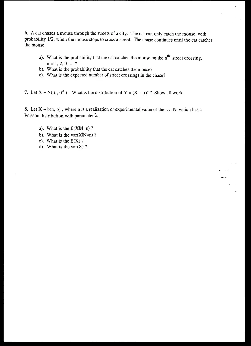 STAT 230 Final, Spring 1998, page 2