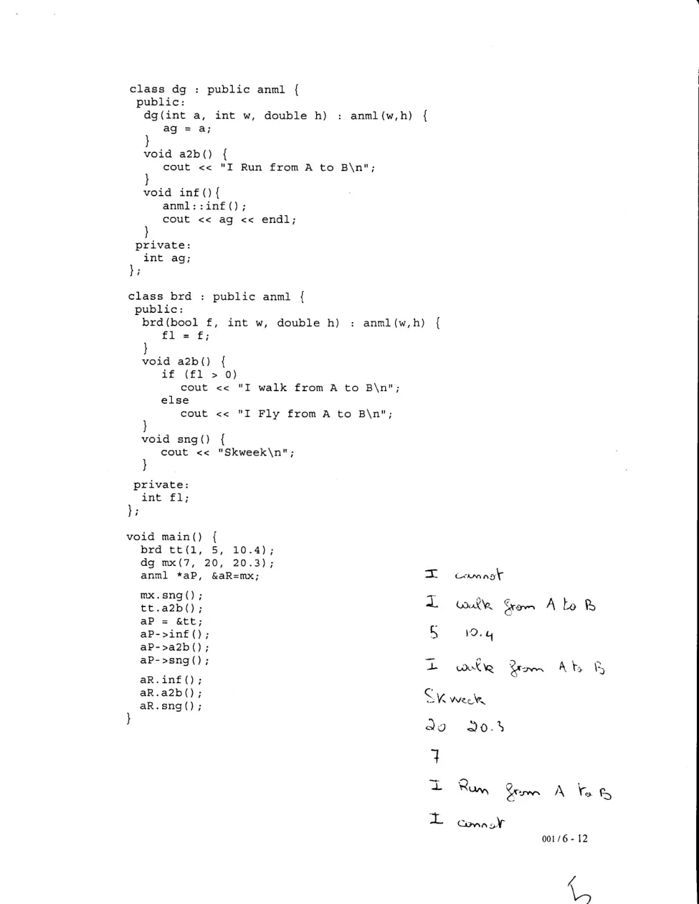 CSC 313 Final with Solution, Spring 2008, page 6
