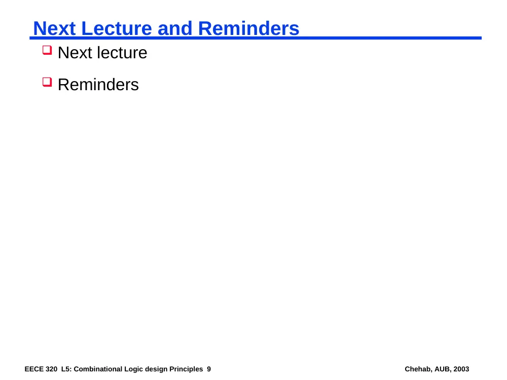 EECE 320 Lecture 5, Fall 2011, page 9