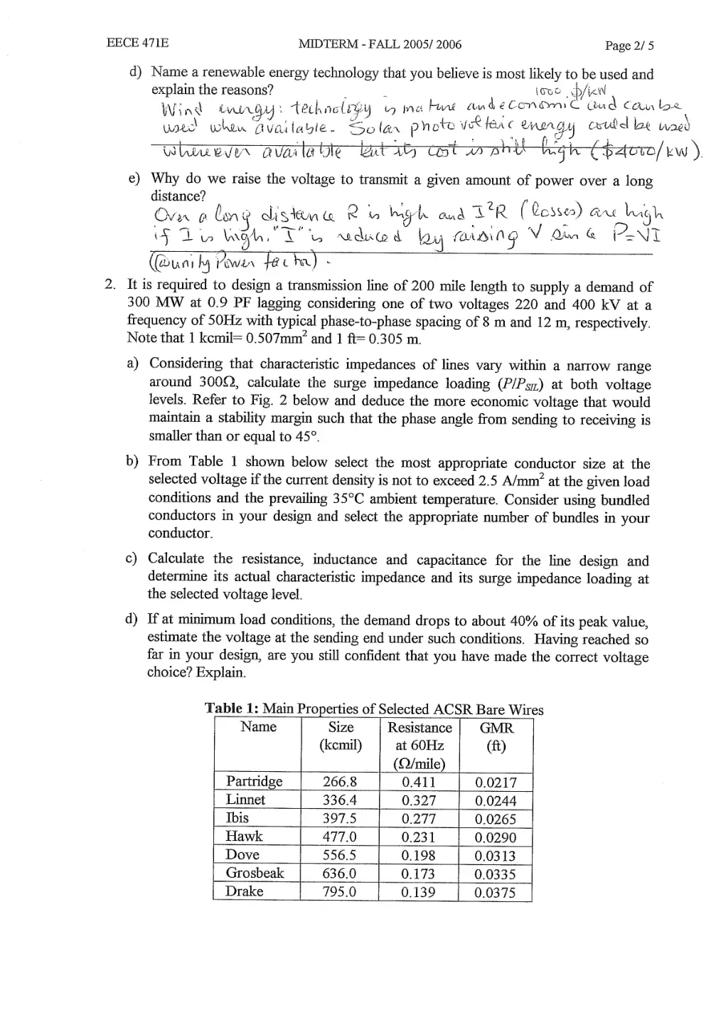 EECE 471 Midterm, Fall 2005, page 2