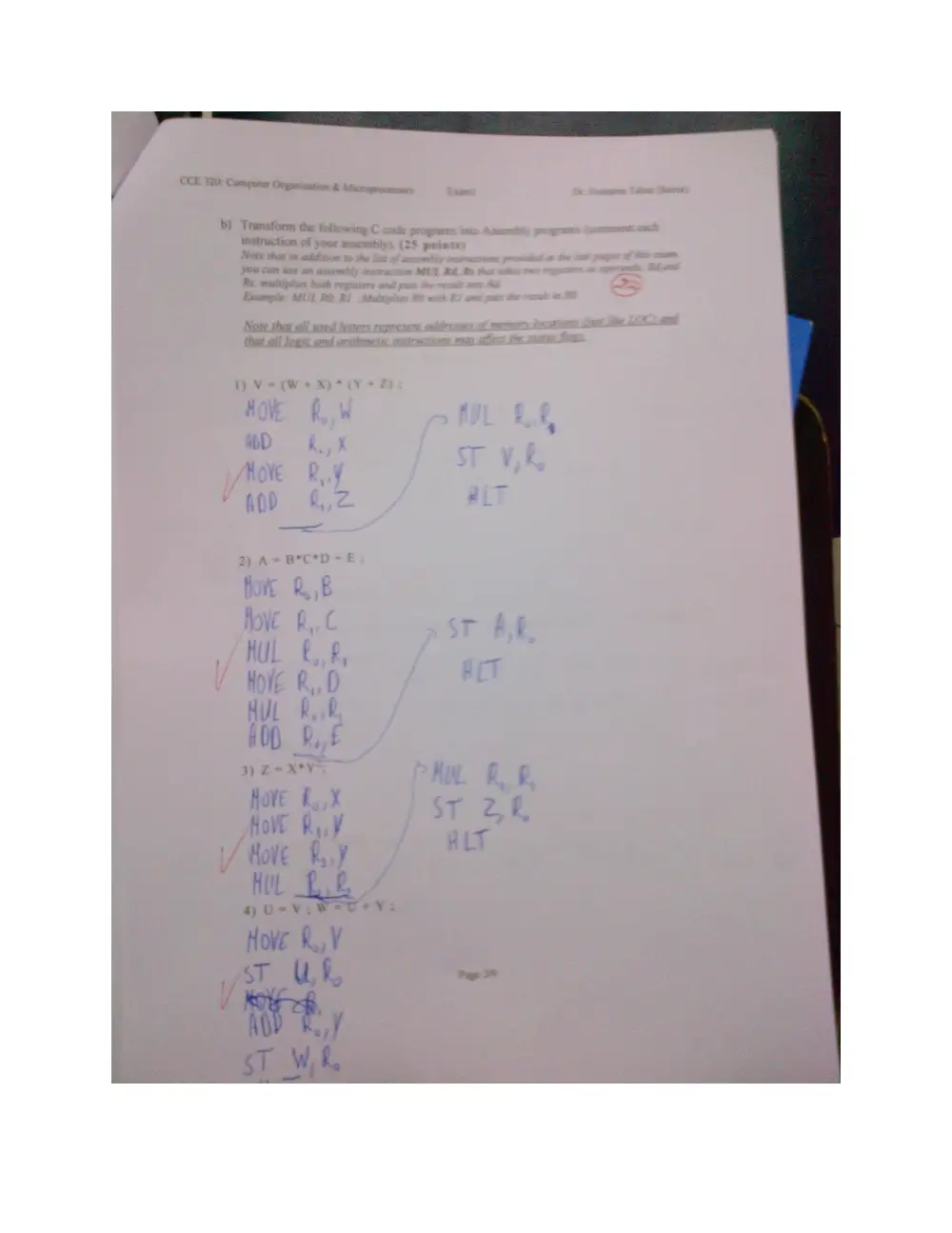 CCE 320 Exam 1, page 2