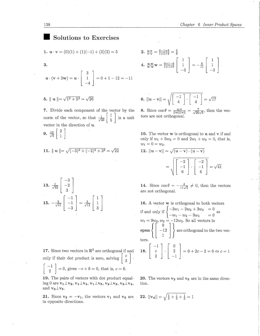 MATH 218 Problems Solution Chapter 6.1, Spring 2012, page 1
