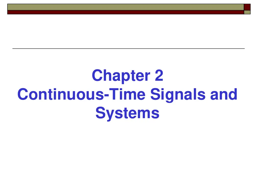 EECE 340 Chapter 2, Fall 2011, page 1