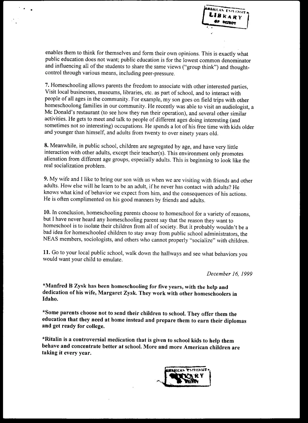 ENG 100 Final, Spring 2005, page 2