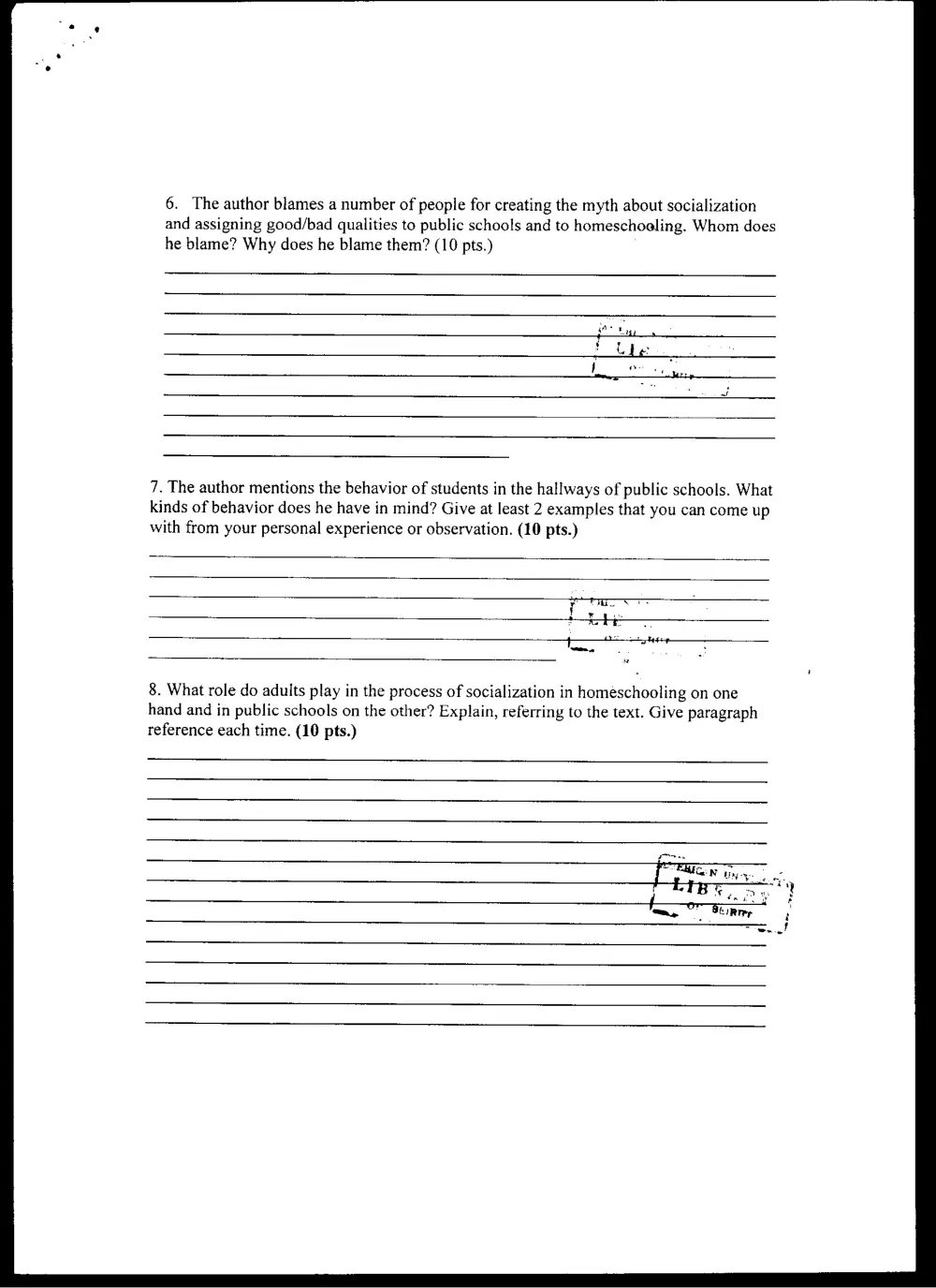 ENG 100 Final, Spring 2005, page 5