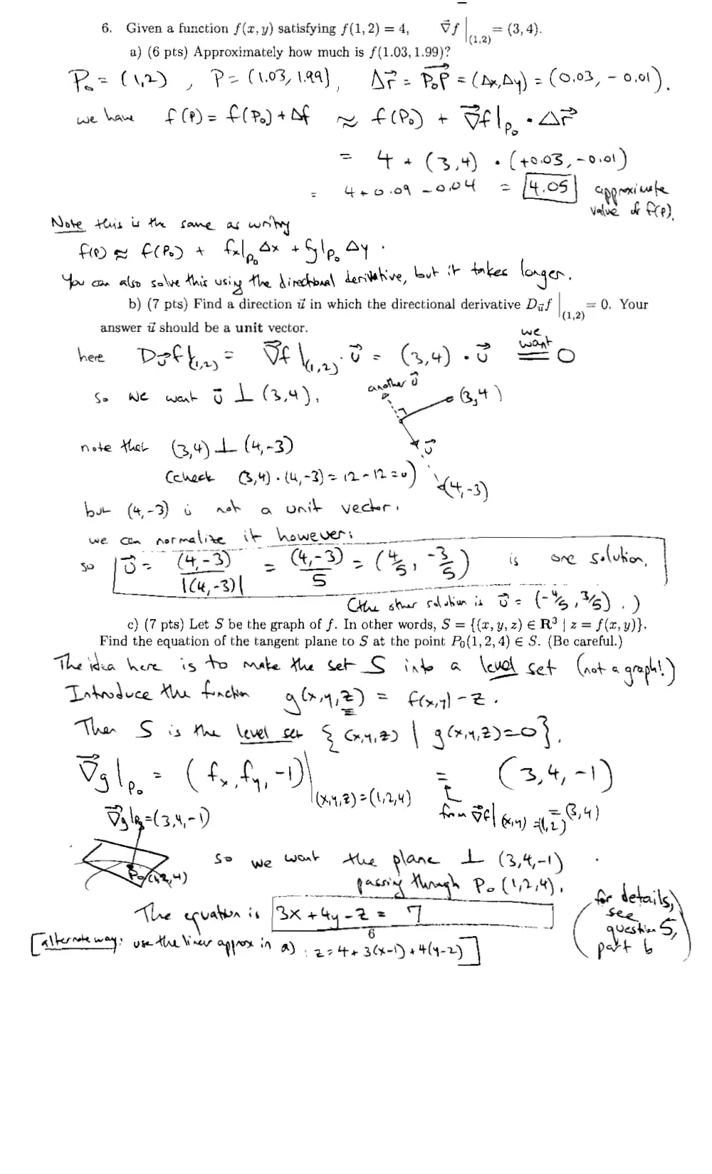 MATH 201 Exam 2 With Solution, Fall 2009, page 8
