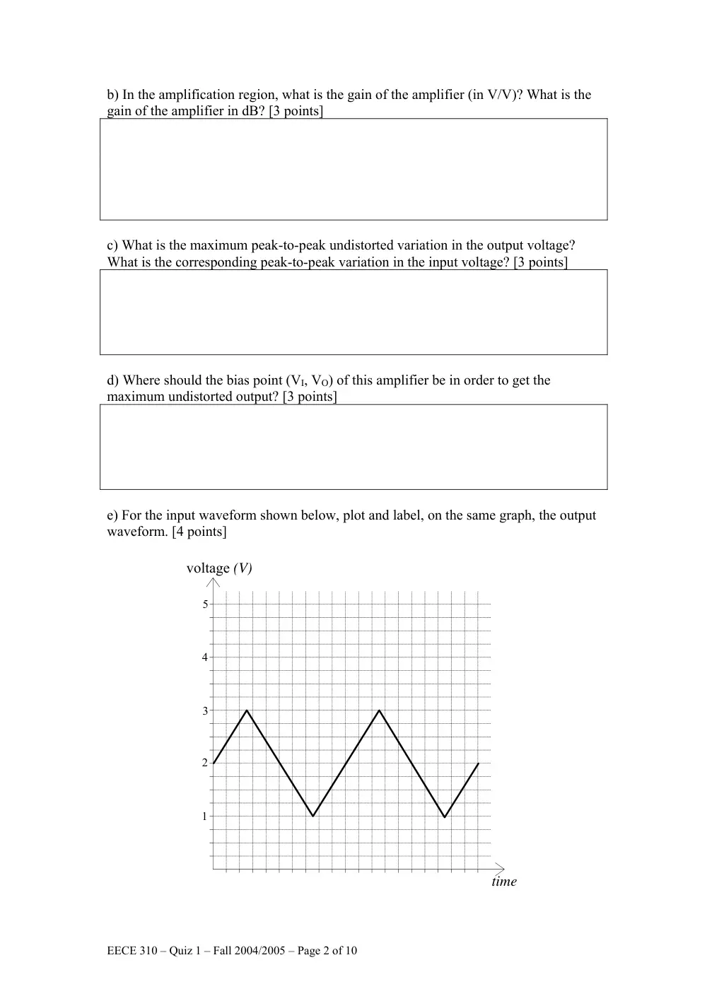 EECE 310 Exam 1, Fall 2004, page 2