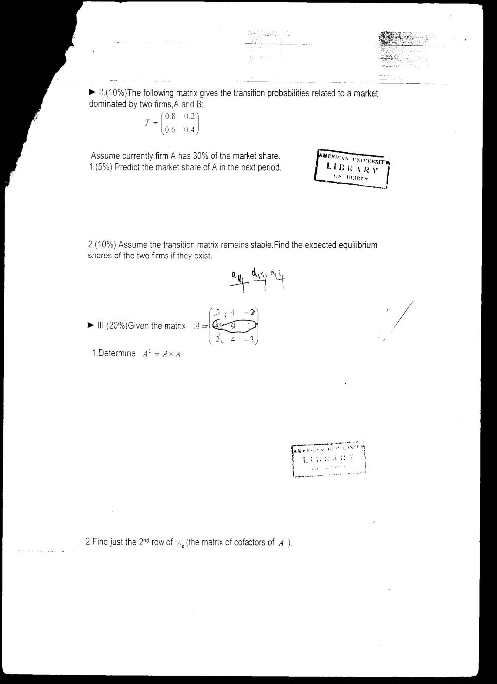 MATH 204 Exam 2, Spring 2002, page 2