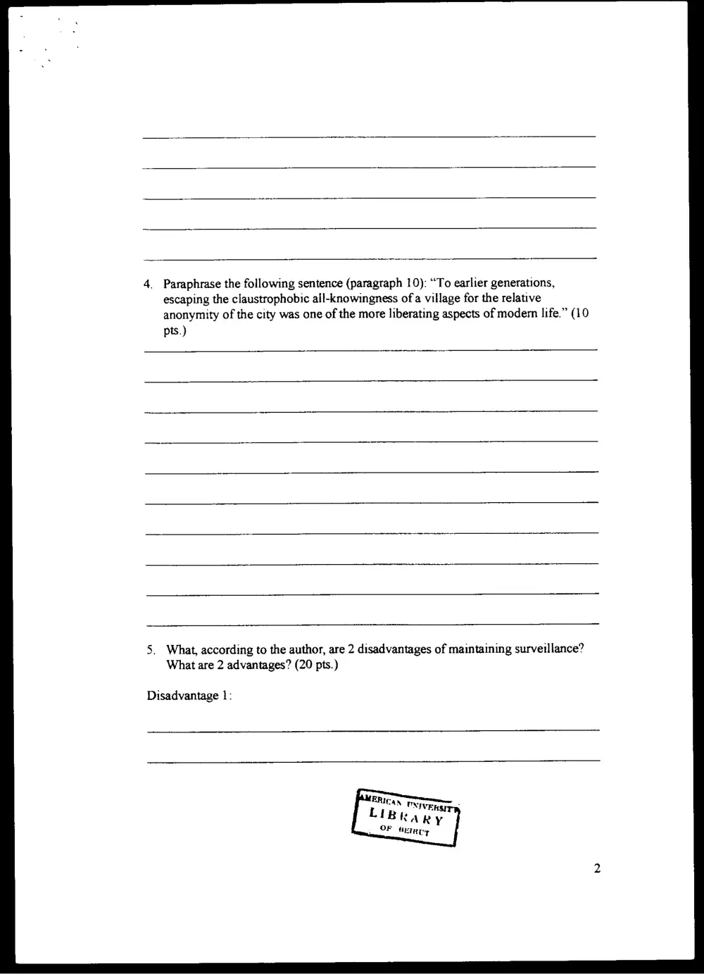 ENG 203 Final, Spring 2003, page 5