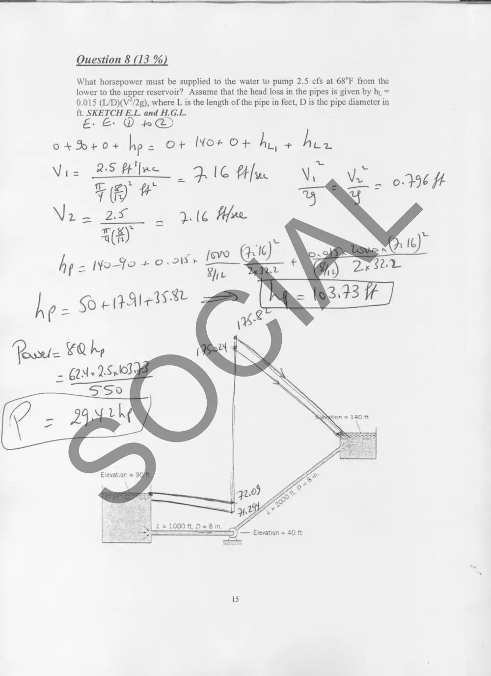 MEE 311 Final, Fall 2007, page 10