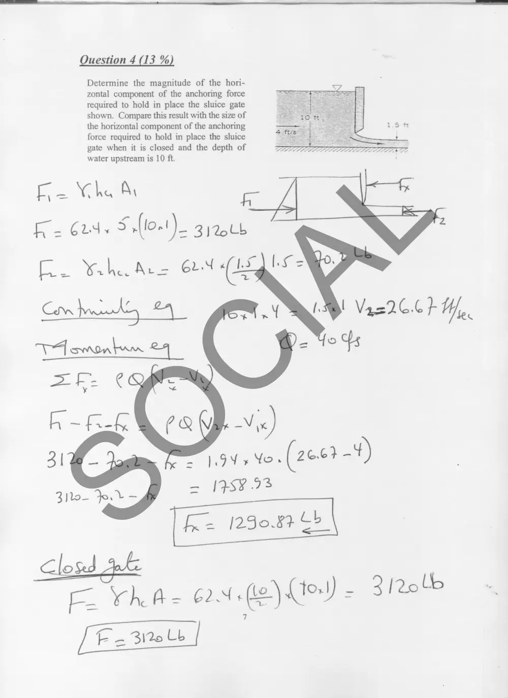 MEE 311 Final, Fall 2007, page 5