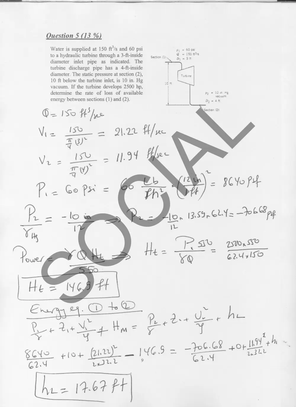 MEE 311 Final, Fall 2007, page 6