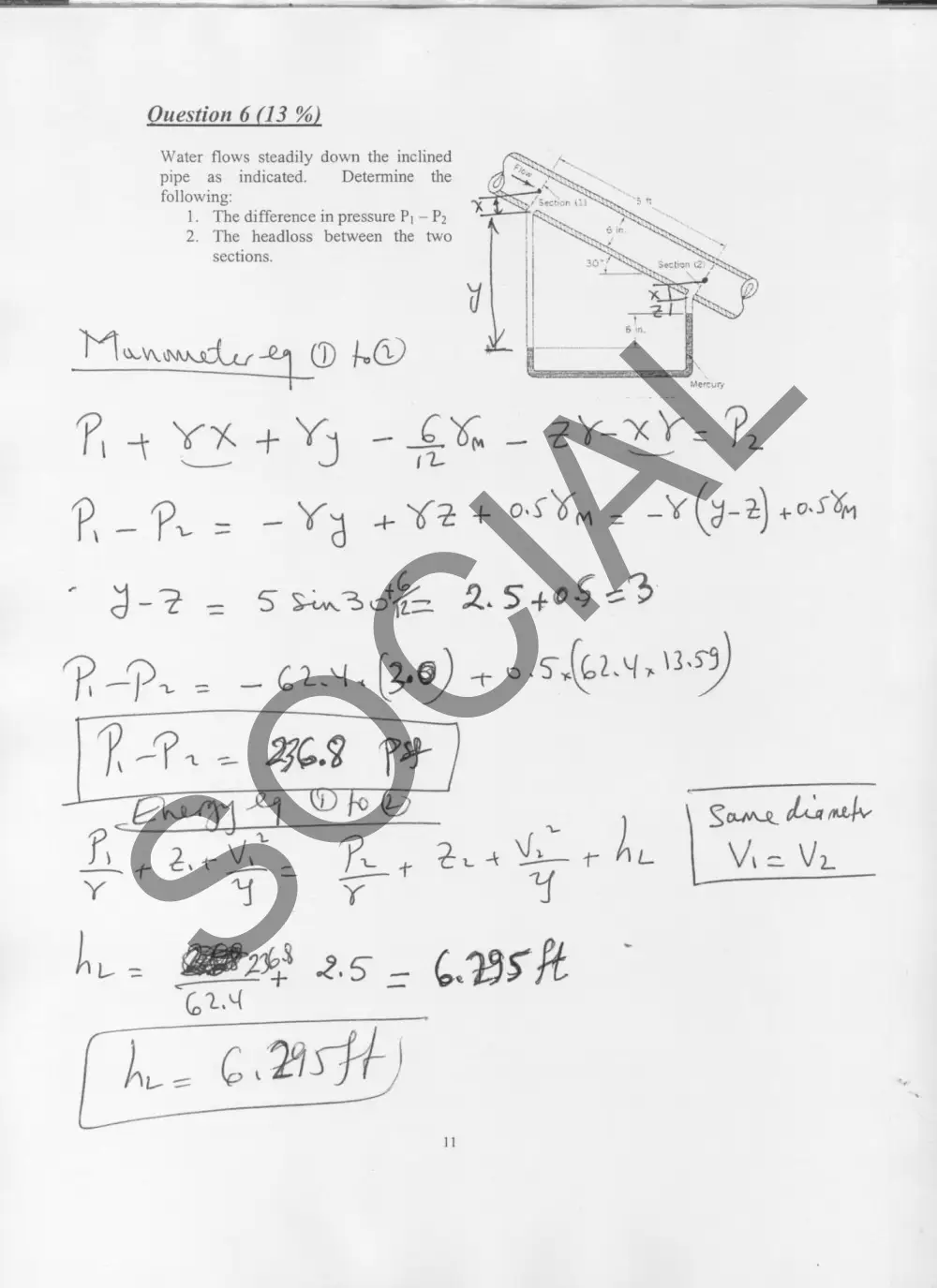 MEE 311 Final, Fall 2007, page 7