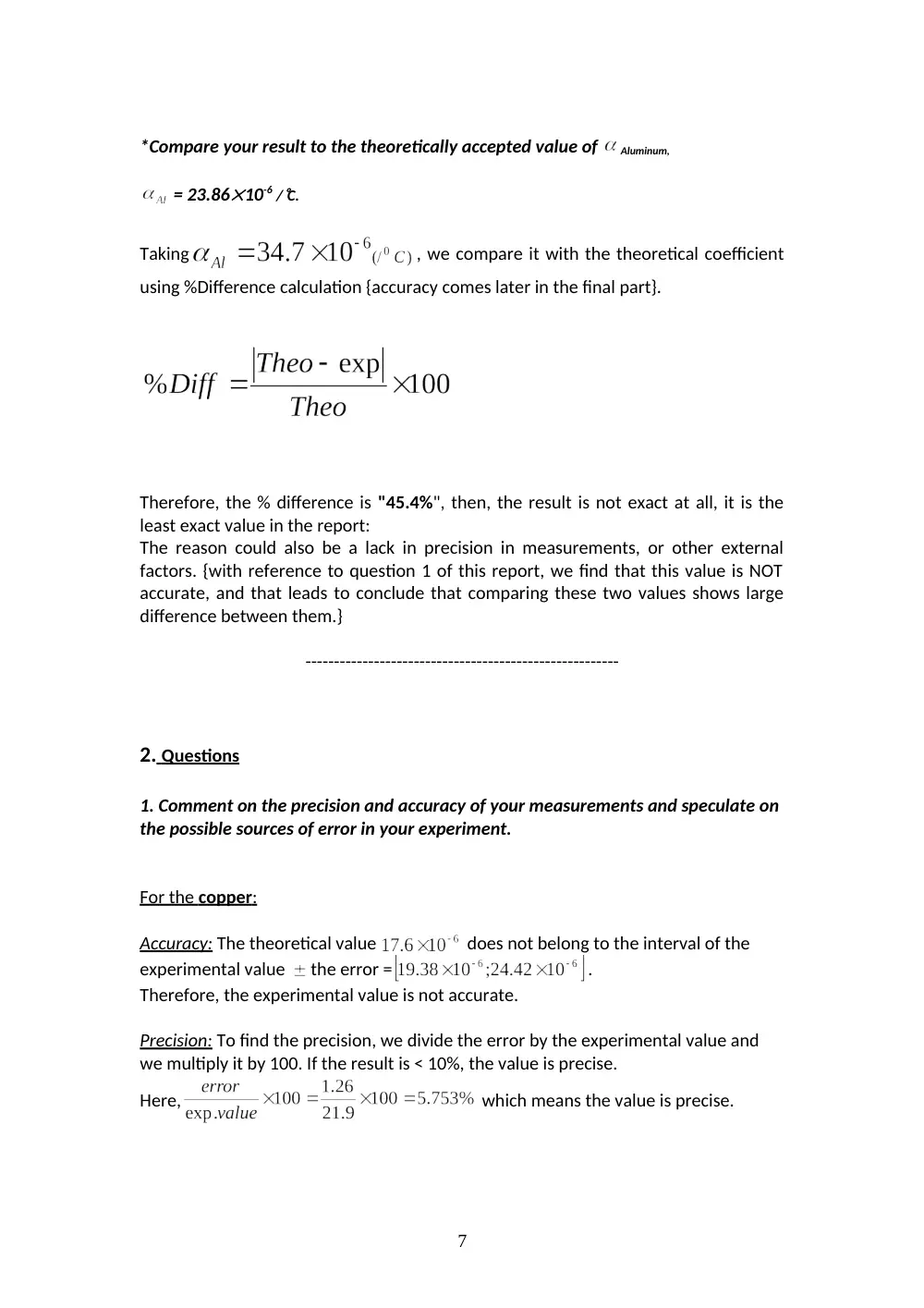 PHYS 210L Lab Solved Report, Fall 2012, page 7