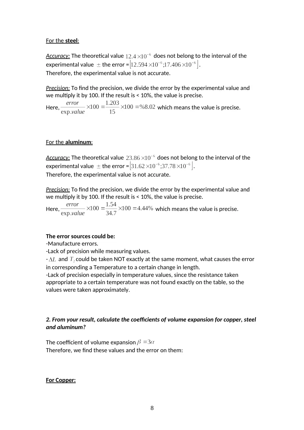 PHYS 210L Lab Solved Report, Fall 2012, page 8