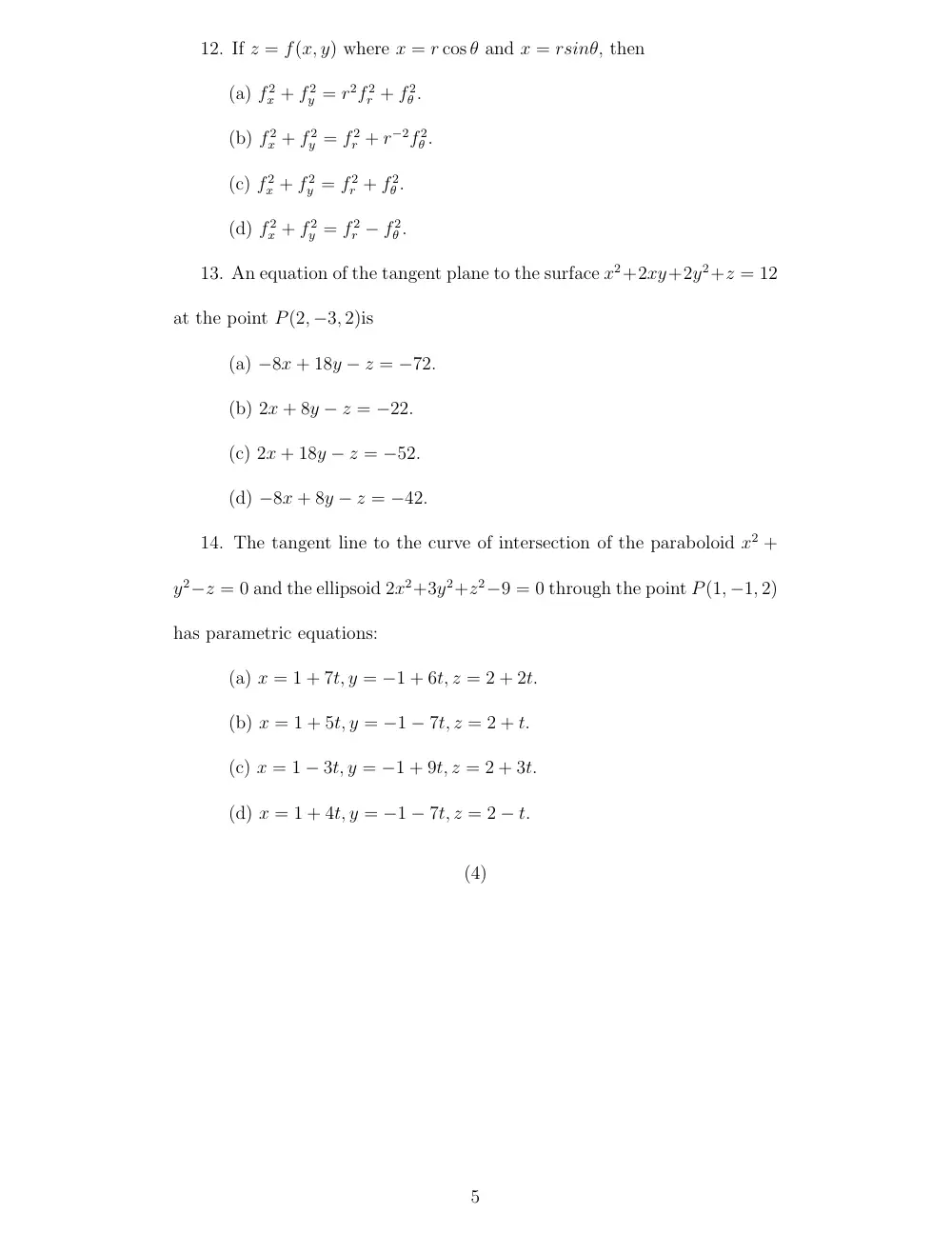 MATH 201 Exam, Spring 2008, page 5