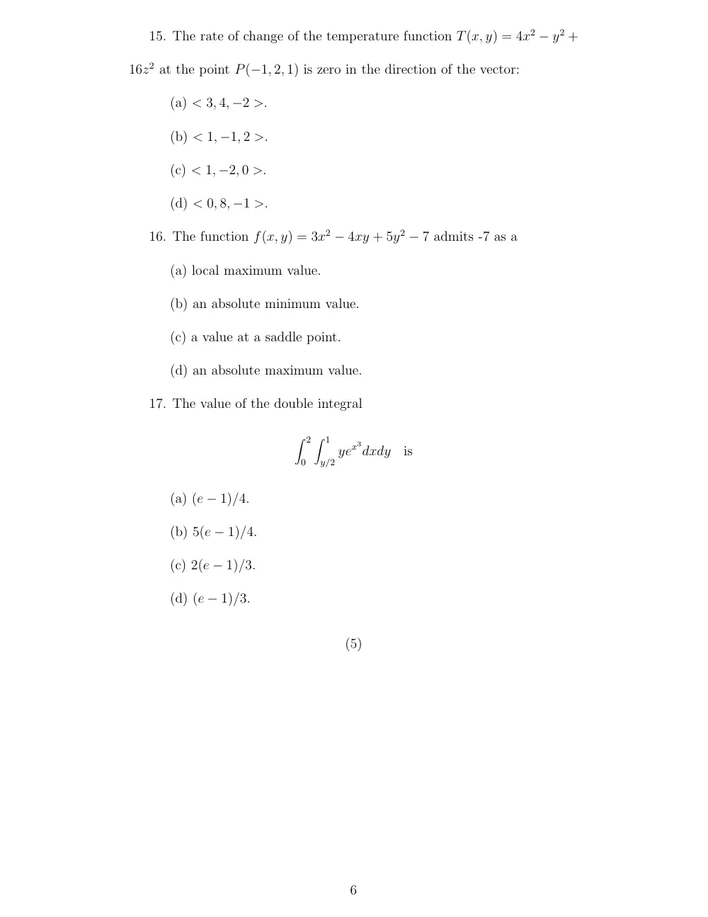 MATH 201 Exam, Spring 2008, page 6